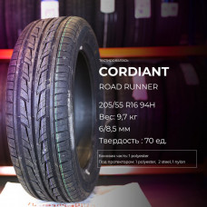 Cordiant Road Runner 195/65 R15 91H летняя