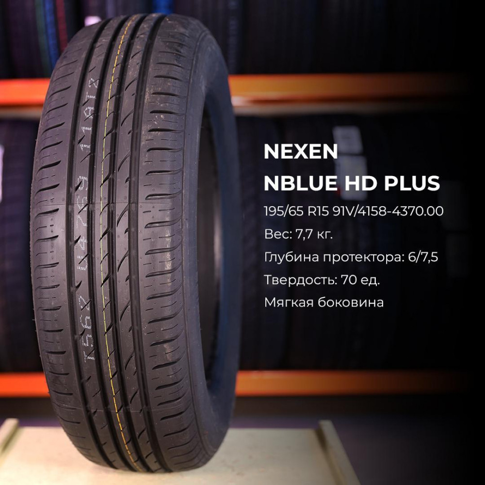 Nexen Nblue HD Plus 195/55 R15 85V летняя
