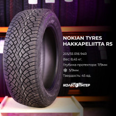 Nokian Tyres Hakkapeliitta R5 175/65 R14 82R зимняя