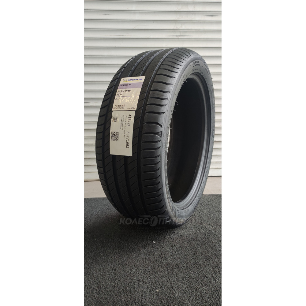 Michelin Primacy 4 + 225/45 R18 95W XL летняя купить по низкой цене в СПб,  шиномонтаж.