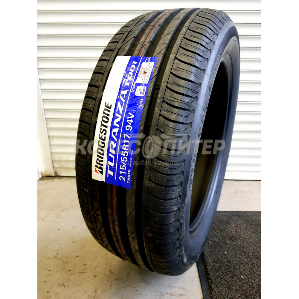 Bridgestone Turanza T001 205/55 R17 91W RunFlat , * летняя купить по низкой  цене в СПб, шиномонтаж.