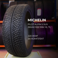 Michelin Pilot Alpin 5 275/35 R19 100W зимняя