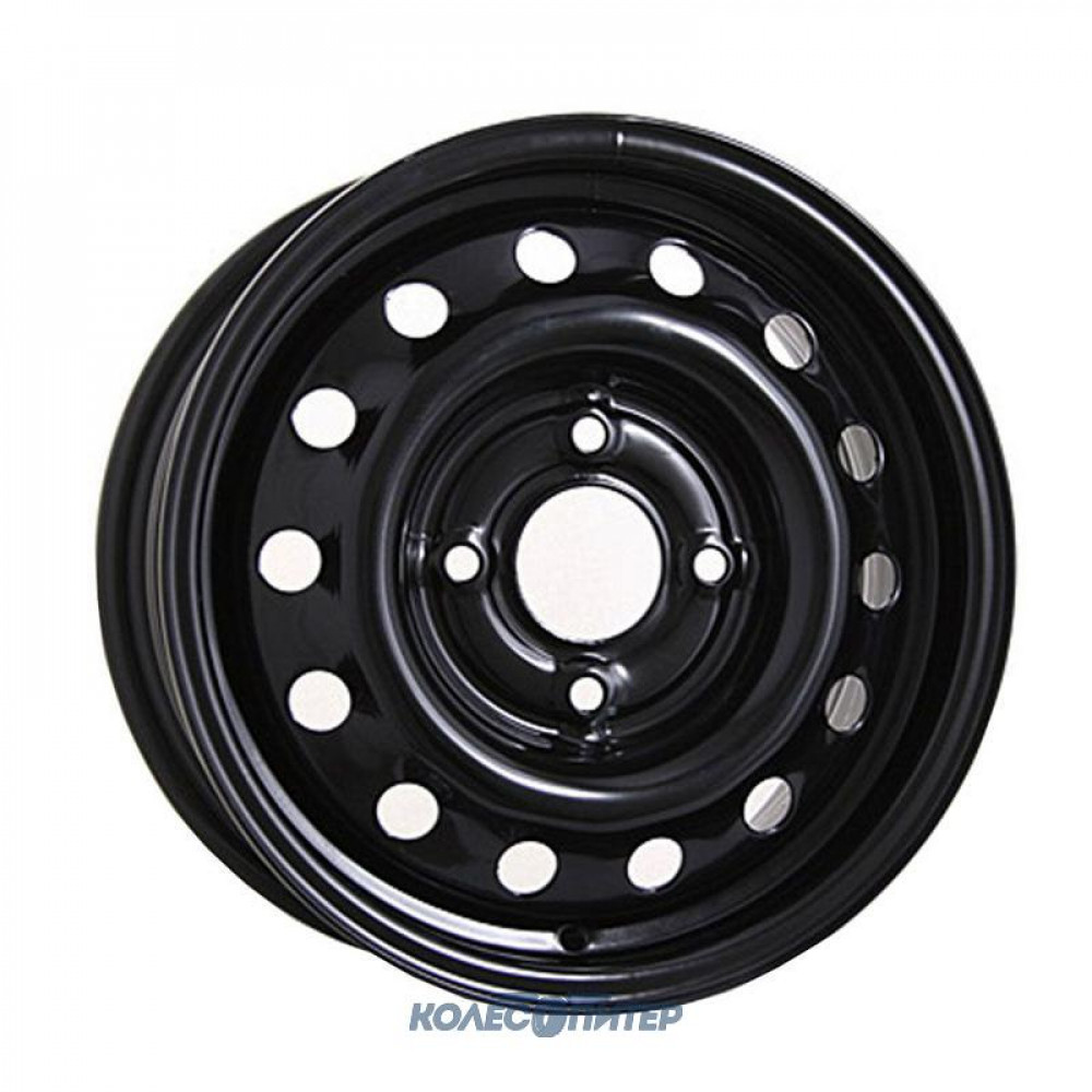 Штампованные диски Trebl 7405T 5.5x15 PCD4x100 ET 51 DIA 54.1 Black