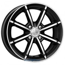 Литые диски K&K Sportline 6x14 PCD4x100 ET 30 DIA 67.1 Алмаз черный