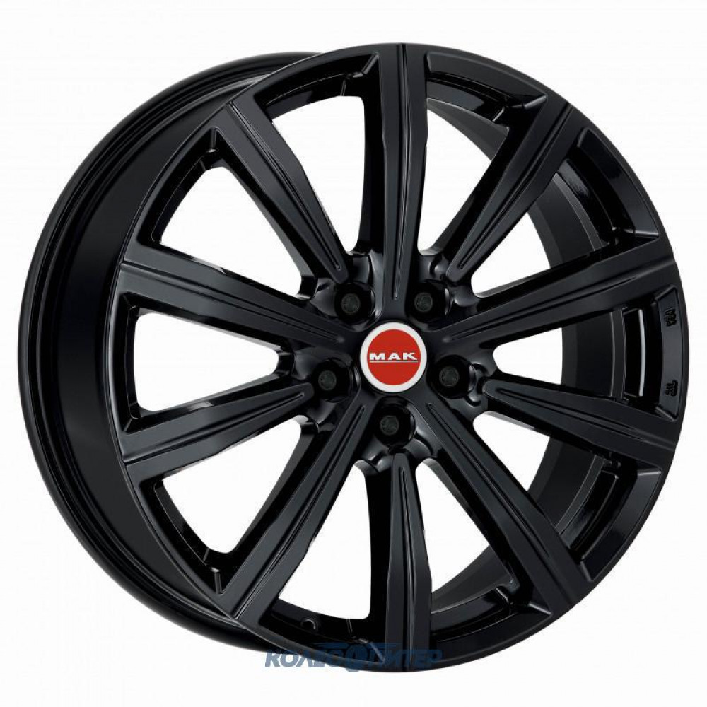 Литые диски MAK Birmingham 8.5x20 PCD5x112 ET 52 DIA 66.6 Gloss Black