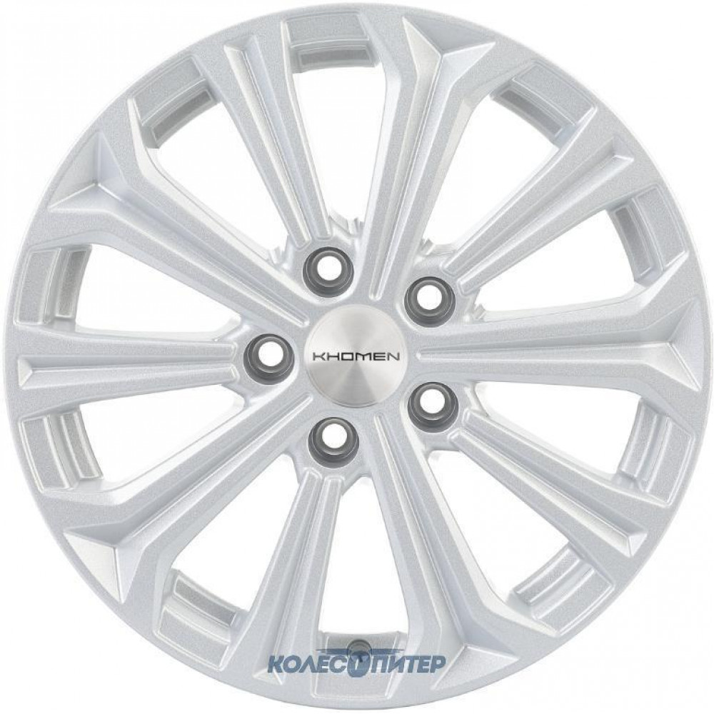 Литые диски Khomen KHW 1610 6.5x16 PCD5x114.3 ET 41 DIA 67.1 F-Silver