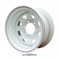 Штампованные диски Off Road Wheels Toyota 8x16 PCD5x150 ET -13 DIA 110.1 White