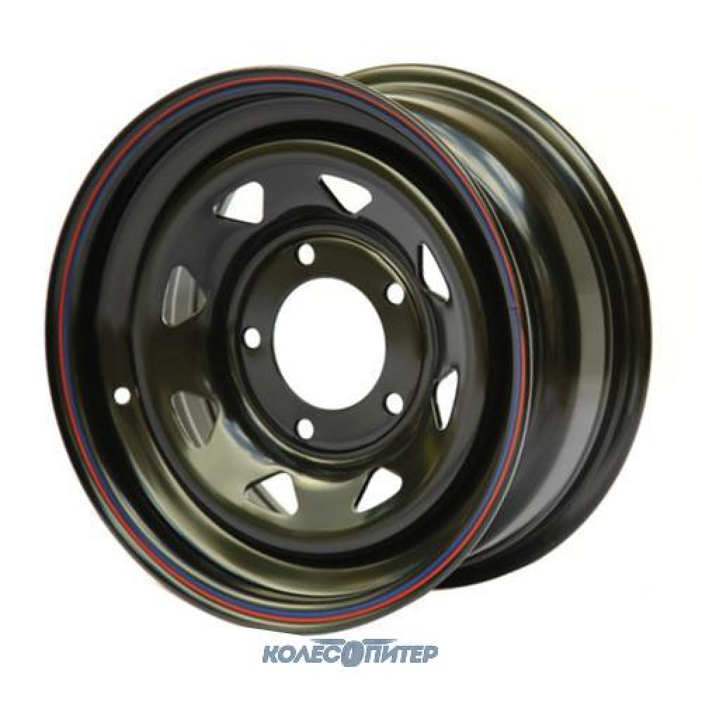 Штампованные диски Off Road Wheels Toyota 8x16 PCD5x150 ET -13 DIA 110.1 Black