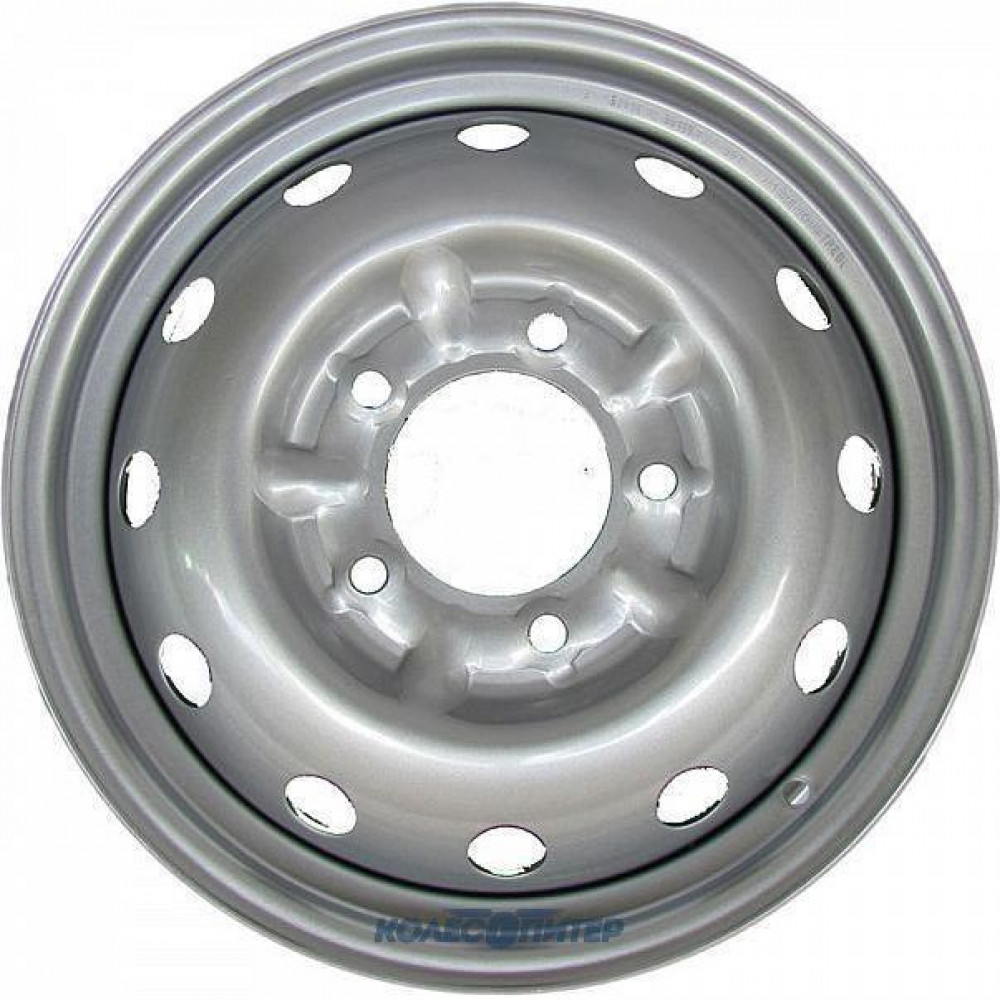 Штампованные диски ТЗСК LADA Urban 4x4/Bronto 6.5x16 PCD5x139.7 ET 40 DIA 98 Silver