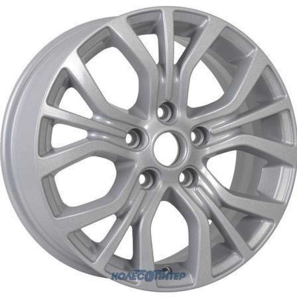 Литые диски Khomen KNW 1608 6.5x16 PCD5x120 ET 38 DIA 65.1 F-Silver