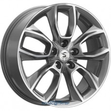 Литые диски Скад KP001 7x18 PCD5x114.3 ET 46 DIA 67.1 Алмаз графит