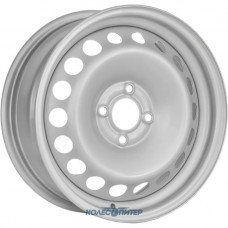 Штампованные диски Accuride Renault Logan 2 6x15 PCD4x100 ET 40 DIA 60.1 Silver