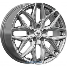 Литые диски K&K Ариус 7x17 PCD4x108 ET 25 DIA 65.1 Дарк платинум