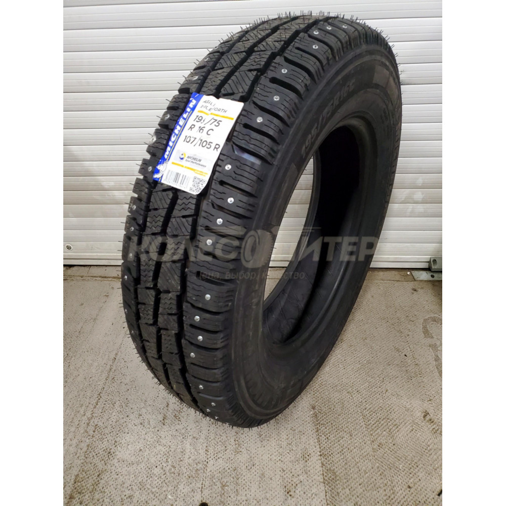 Michelin Agilis X-Ice North 225/75 R16C 121/120R XL зимняя шип.