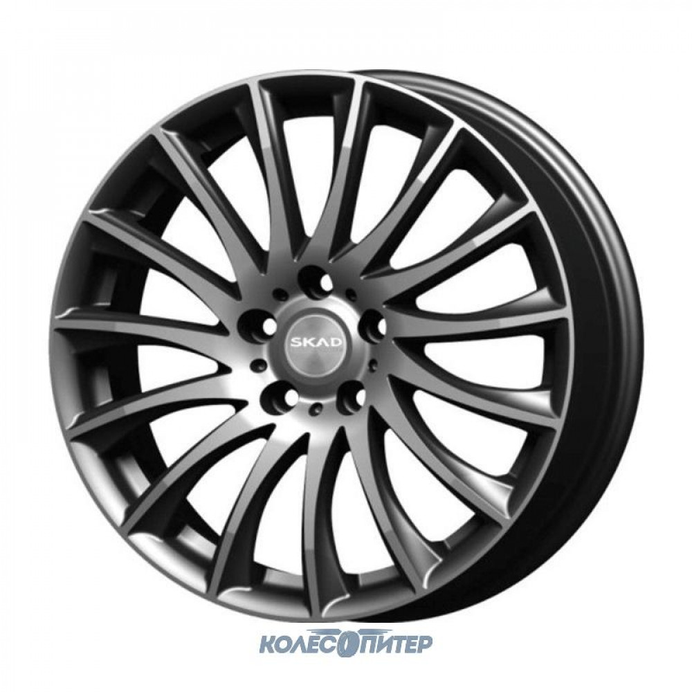Литые диски Скад Валенсия 7x18 PCD5x100 ET 48 DIA 56.1 Алмаз