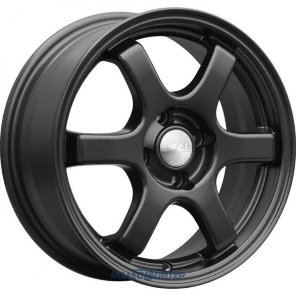 Литые диски Скад Киото 6x15 PCD4x98 ET 38 DIA 58.6 Черный бархат