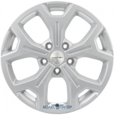 Литые диски Khomen KHW 1710 6.5x17 PCD5x114.3 ET 40 DIA 64.1 F-Silver
