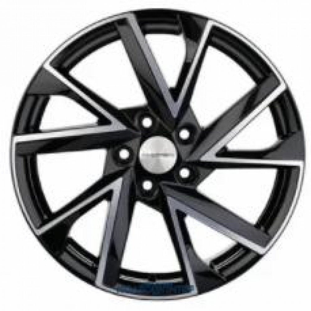 Литые диски Khomen KHW 1714 7x17 PCD5x108 ET 40 DIA 54.1 Black-FP