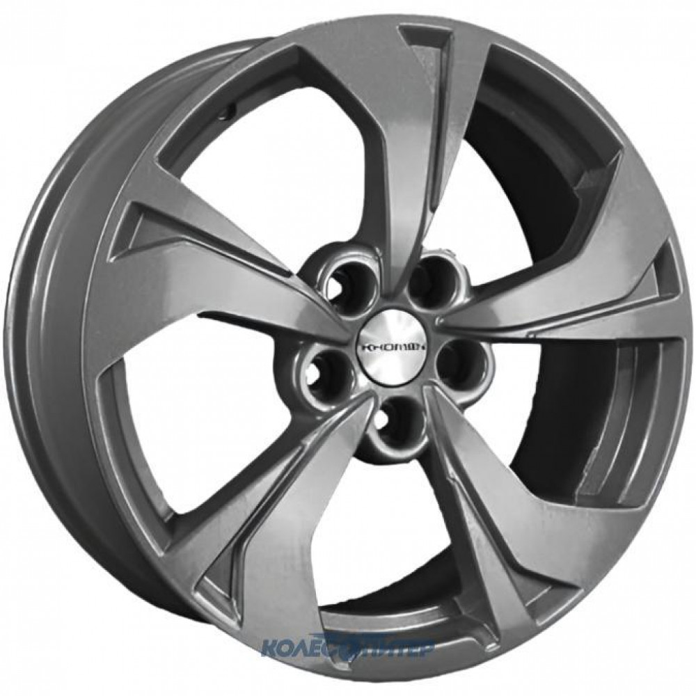 Литые диски Khomen KHW 1724 7x17 PCD5x108 ET 33 DIA 60.1 Gray